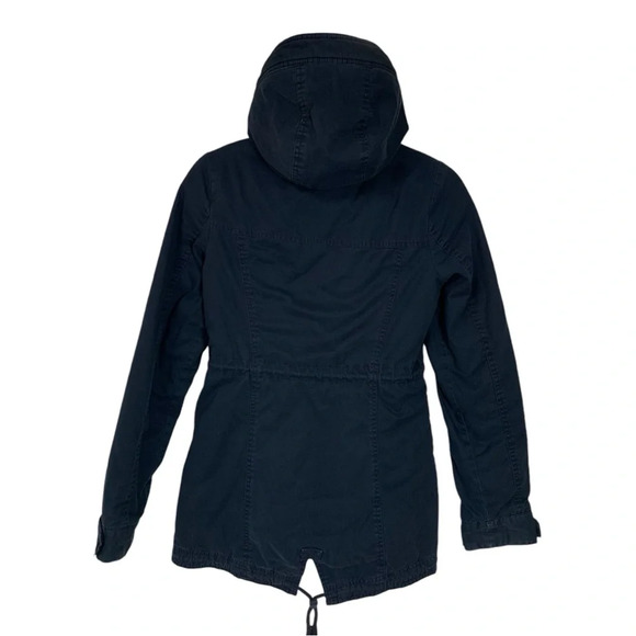 Hollister All Weather Full Zip Hooded Women’s Size XS Blue Comfort Casual Warm - Picture 6 of 16